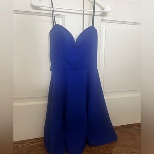royal blue sleeveless dress size Large